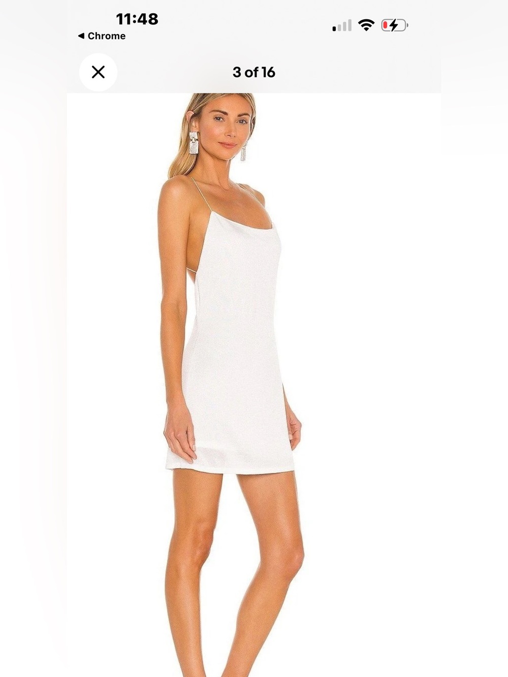 Gauge81 White Mini Slip Dress